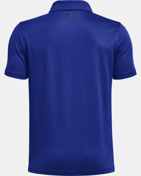 Boys' UA Performance Polo in Blue image number 1